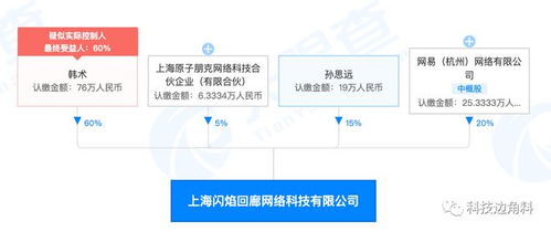 网易投资上海闪焰回廊网络公司,持股20