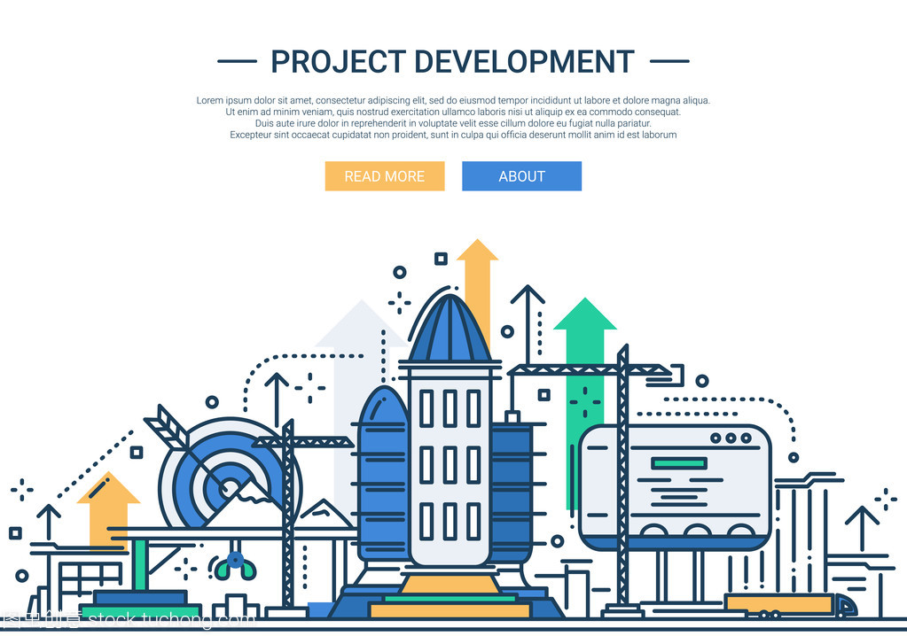 项目开发-线设计网站横幅